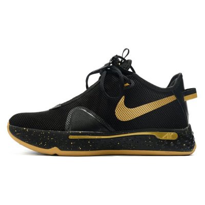 Nike Erkek Pg 4 Siyah / Metal Altın Spor Ayakkabı Türkiye - WWP0M9EF